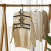 Multi Layer Fishbone Type Clothes Hanger