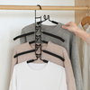 Multi Layer Fishbone Type Clothes Hanger