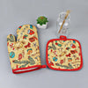 Christmas Oven Gloves + Potholder