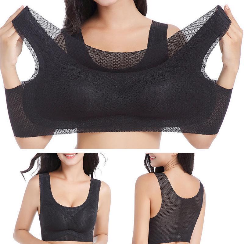 Reggiseno traspirante in pizzo 3D