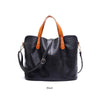 Borsa shopper in pelle 2 in 1