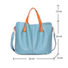 Borsa shopper in pelle 2 in 1