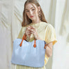 Borsa shopper in pelle 2 in 1