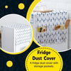 Fridge Dust Cover With Pocket Storage Bag