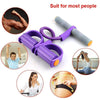 Fitness Equipment Pedal Resistance Band 4 Elastic Pull Rope