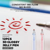 12PCS 3D Glossy Jelly Ink Pen Set