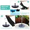 Last promotion-60% OFF-Solar Powered Fountain Pump