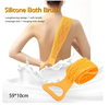 Scrub al silicone per la schiena