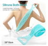 Scrub al silicone per la schiena