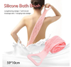 Scrub al silicone per la schiena