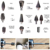 10 in 1 Tungsten Steel Grinding Head ( 10PCS )