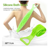 Scrub al silicone per la schiena