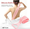 Scrub al silicone per la schiena