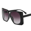 Fashion Square Frame Reflective Sunglasses