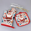 Christmas Oven Gloves + Potholder