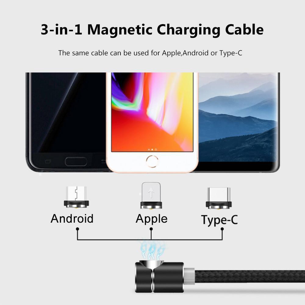 Cavo di ricarica magnetico 3 in 1