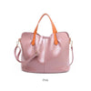 Borsa shopper in pelle 2 in 1