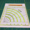 Arcs &amp; Fans Quilt Circle Cutter Ruler