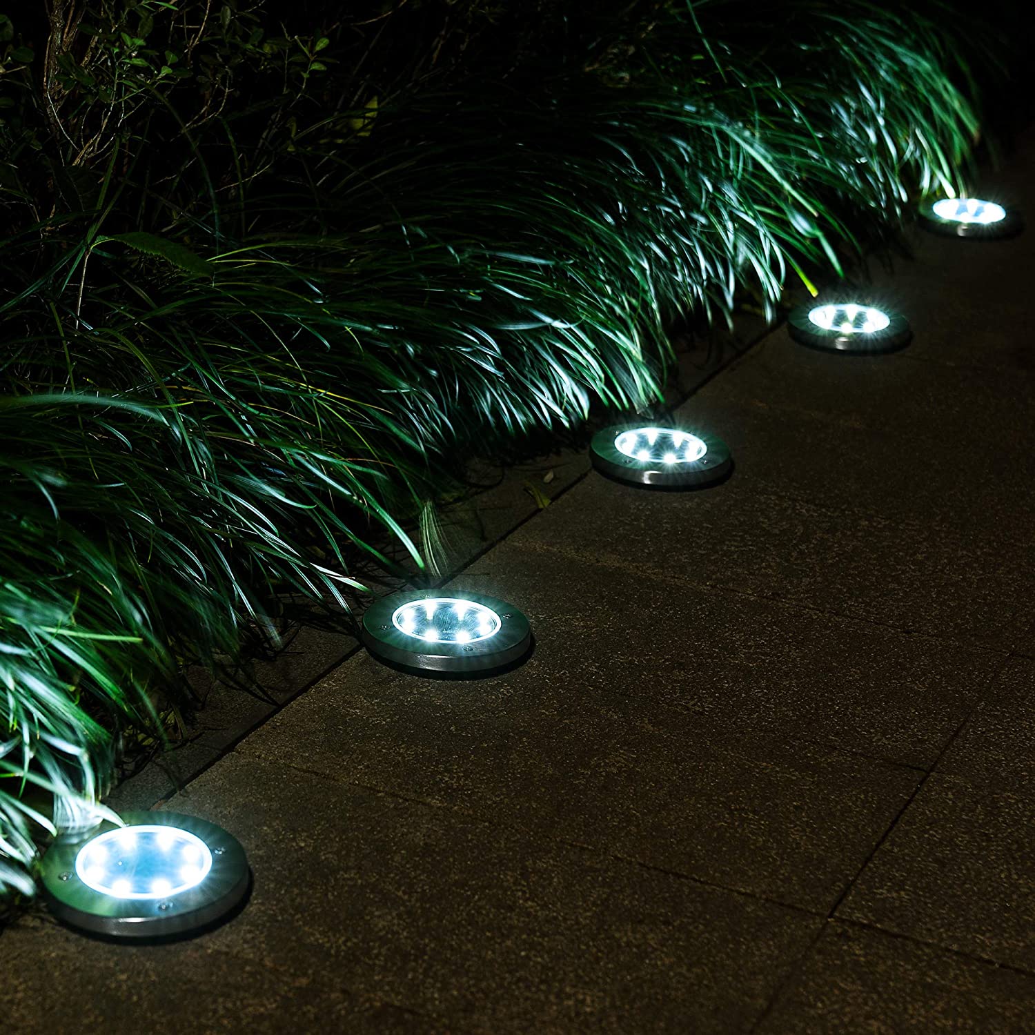 12 Pack Solar Garden Lights - in-Ground Led Outdoor Solar Lights