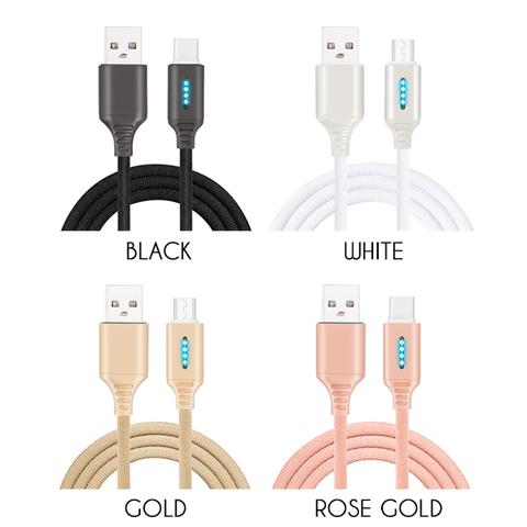 Auto Cut-off Fast Charging Nylon Cable