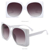 Fashion Square Frame Reflective Sunglasses