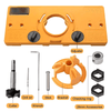 Set di carpenteria per maschere di perforazione per cerniere