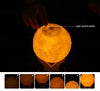 3D Moon modern Lamp Humidifier with 3 Color Night Light