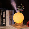 Humidificador de lámpara moderno 3D Moon con luz nocturna de 3 colores 