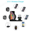 3 in 1 Fast Wireless Charger Dock Station