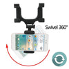 Rear-view Mirror Phone Mount