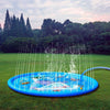 Estera de agua para niños de 170/150/100 cm - Estera de rociador de agua inflable para exteriores