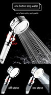 3 Modes Shower Head Skin Care High Pressure