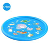 Estera de agua para niños de 170/150/100 cm - Estera de rociador de agua inflable para exteriores