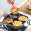 4 Hole Eggs Non-Stick Burger Flat Frying Pan