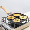 4 Hole Eggs Non-Stick Burger Flat Frying Pan