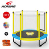 Trampolino elastico per interni ed esterni da 59 pollici con recinzione per bambini - Design pieghevole