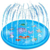 Estera de agua para niños de 170/150/100 cm - Estera de rociador de agua inflable para exteriores