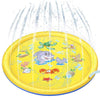 Estera de agua para niños de 170/150/100 cm - Estera de rociador de agua inflable para exteriores