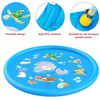 Estera de agua para niños de 170/150/100 cm - Estera de rociador de agua inflable para exteriores