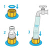 Tappetino per acqua per bambini da 170/150/100 cm - Tappetino per spruzzatore d&#39;acqua gonfiabile per esterni