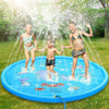 Estera de agua para niños de 170/150/100 cm - Estera de rociador de agua inflable para exteriores