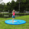 Estera de agua para niños de 170/150/100 cm - Estera de rociador de agua inflable para exteriores