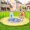 Estera de agua para niños de 170/150/100 cm - Estera de rociador de agua inflable para exteriores