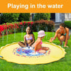 Estera de agua para niños de 170/150/100 cm - Estera de rociador de agua inflable para exteriores