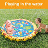 Estera de agua para niños de 170/150/100 cm - Estera de rociador de agua inflable para exteriores