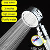 3 Modes Shower Head Skin Care High Pressure