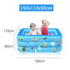 Piscina inflable rectangular de 120/130/150/180/210 CM