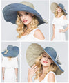 Superlarge Brim Beach Cap,  Female England Style Sun Hat