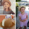 Ear Decoration Sun Straw Hat For Children