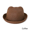 Ear Decoration Sun Straw Hat For Children